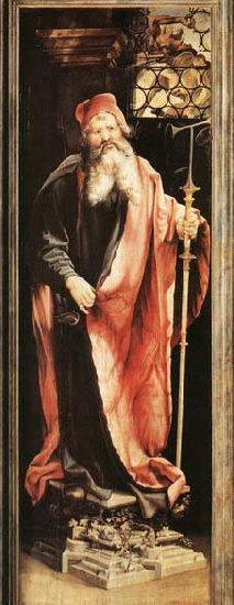 Matthias  Grunewald St Antony the Hermit Norge oil painting art